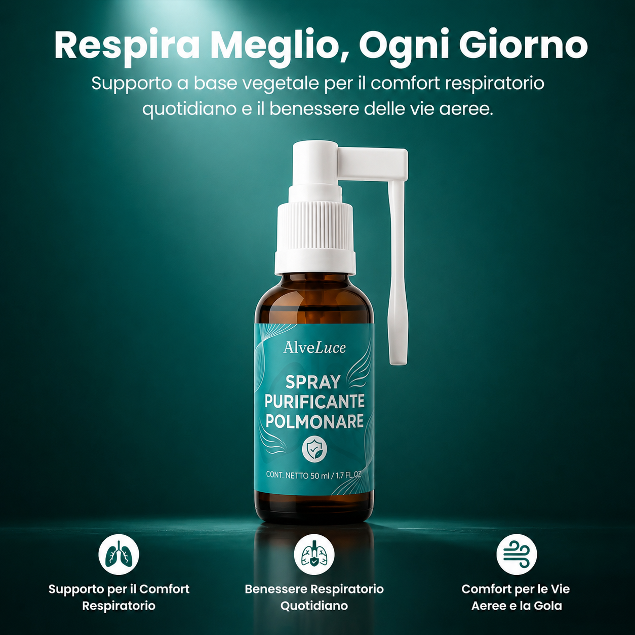 AlveLuce Lung Cleansing Spray