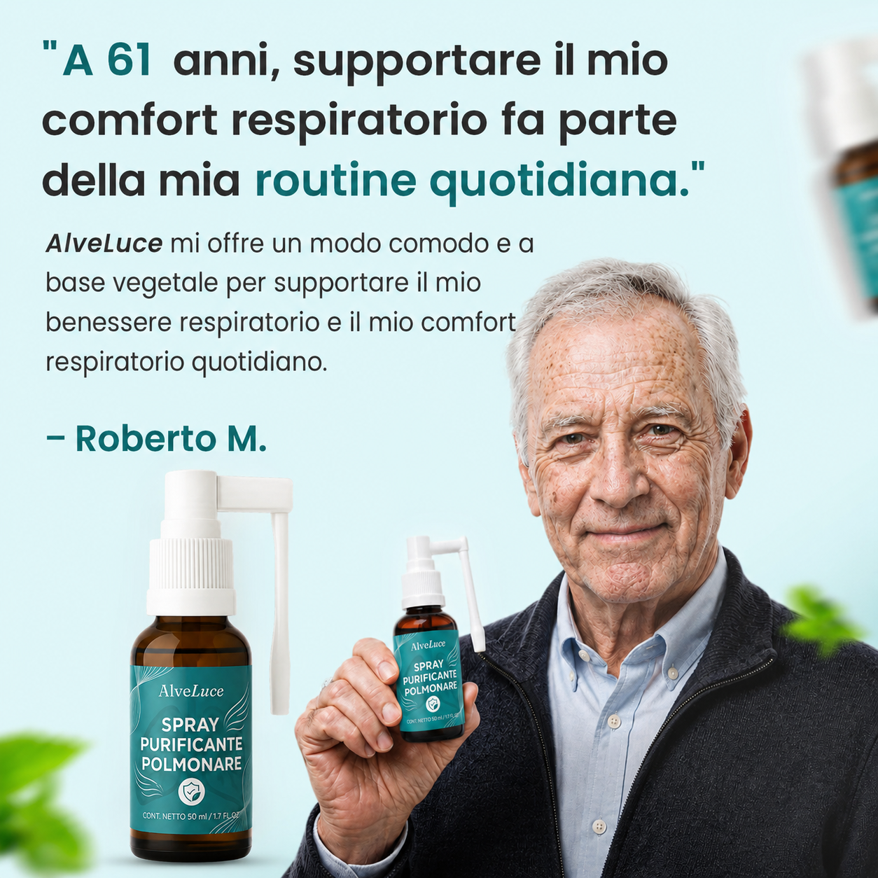 AlveLuce Lung Cleansing Spray
